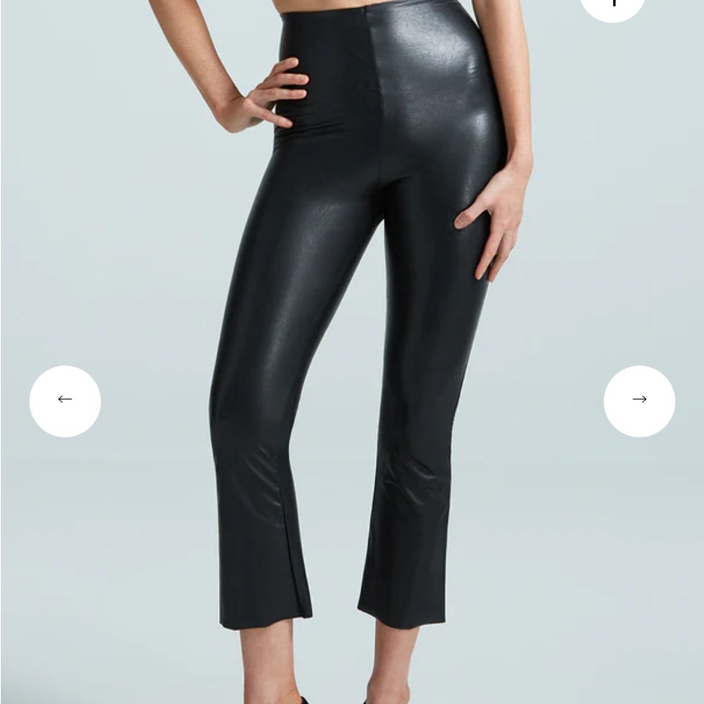 Commando Black Faux Leather Pants